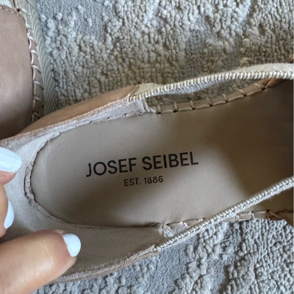 Josef Seibel Sofie 44 Slip On Shoe leather taupe brown flats 40 / 9 / 9.5 - Picture 8 of 14
